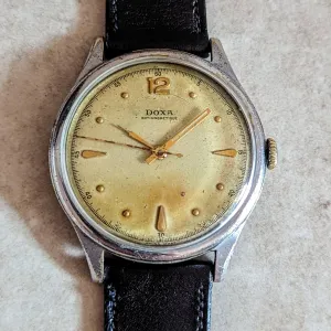1950s DOXA Antimagnetique Jumbo Wristwatch Cal. ETA 1147 Swiss Made Watch