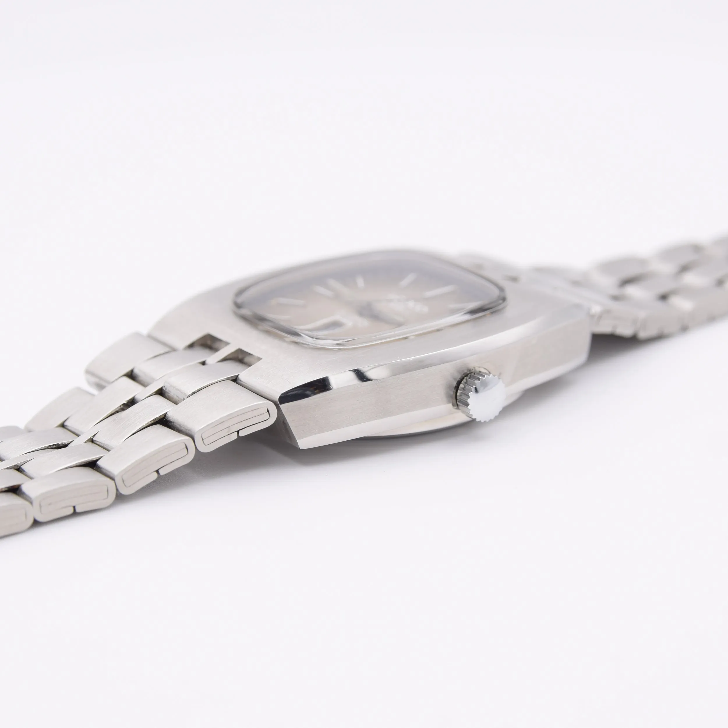 1970s Lanco Day / Date automatic  watch in Stainless Steel on Bracelet new old stock unused