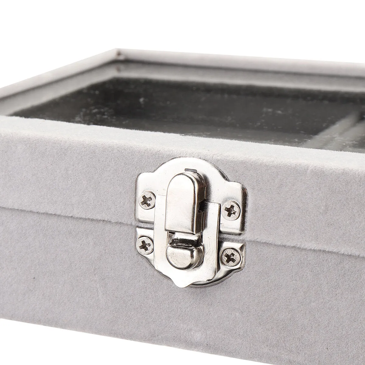 2 in 1  Detachable Portable Jewelry Cosmetic Storage Case Organizer Display Jewelry Watch Box
