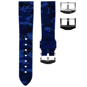 20MM LUG WIDTH STRAP - OCEAN CAMO RUBBER