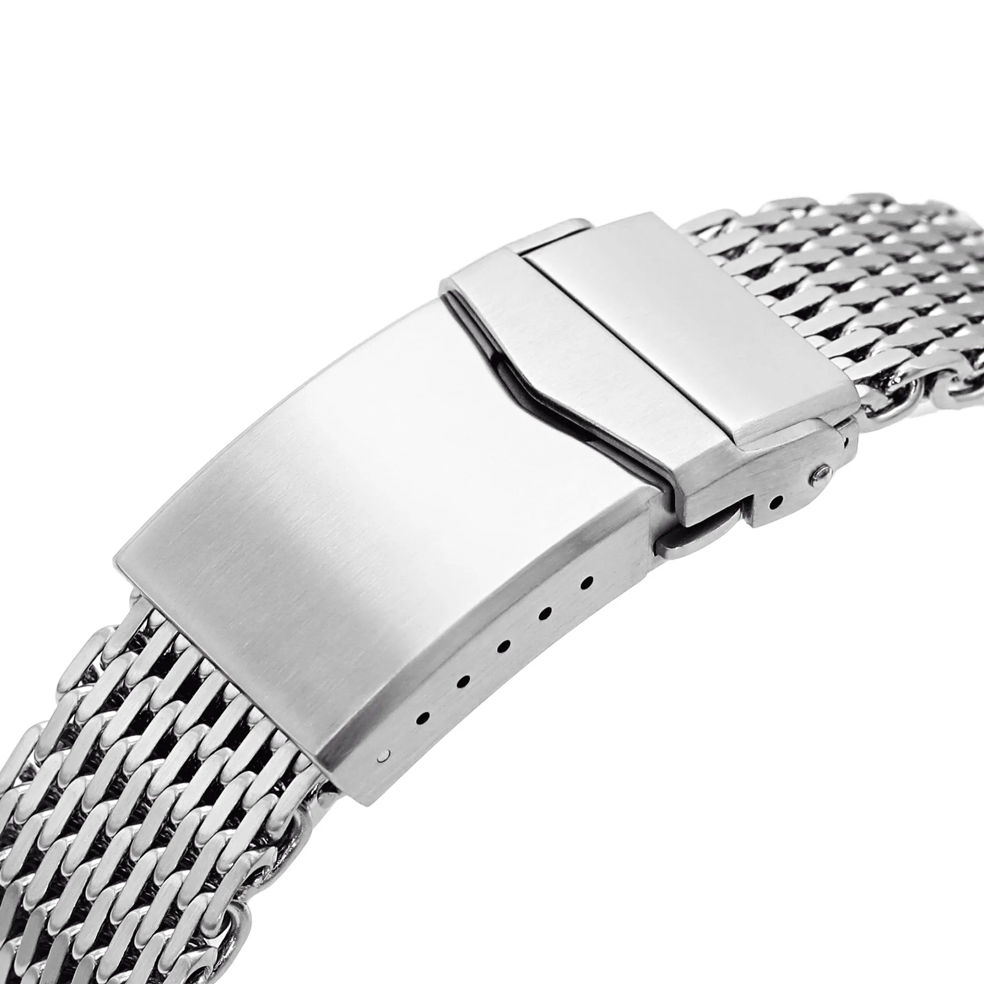 20mm Tapered Winghead SHARK Mesh Band, V-Clasp, B