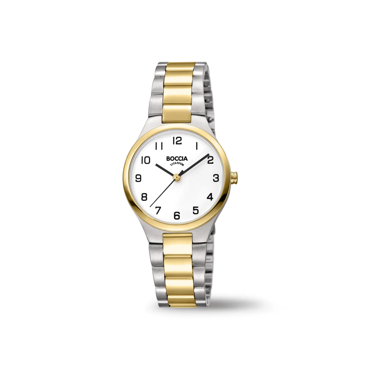 3347-02 - Womens Two-Tone Titanium Dress Watch