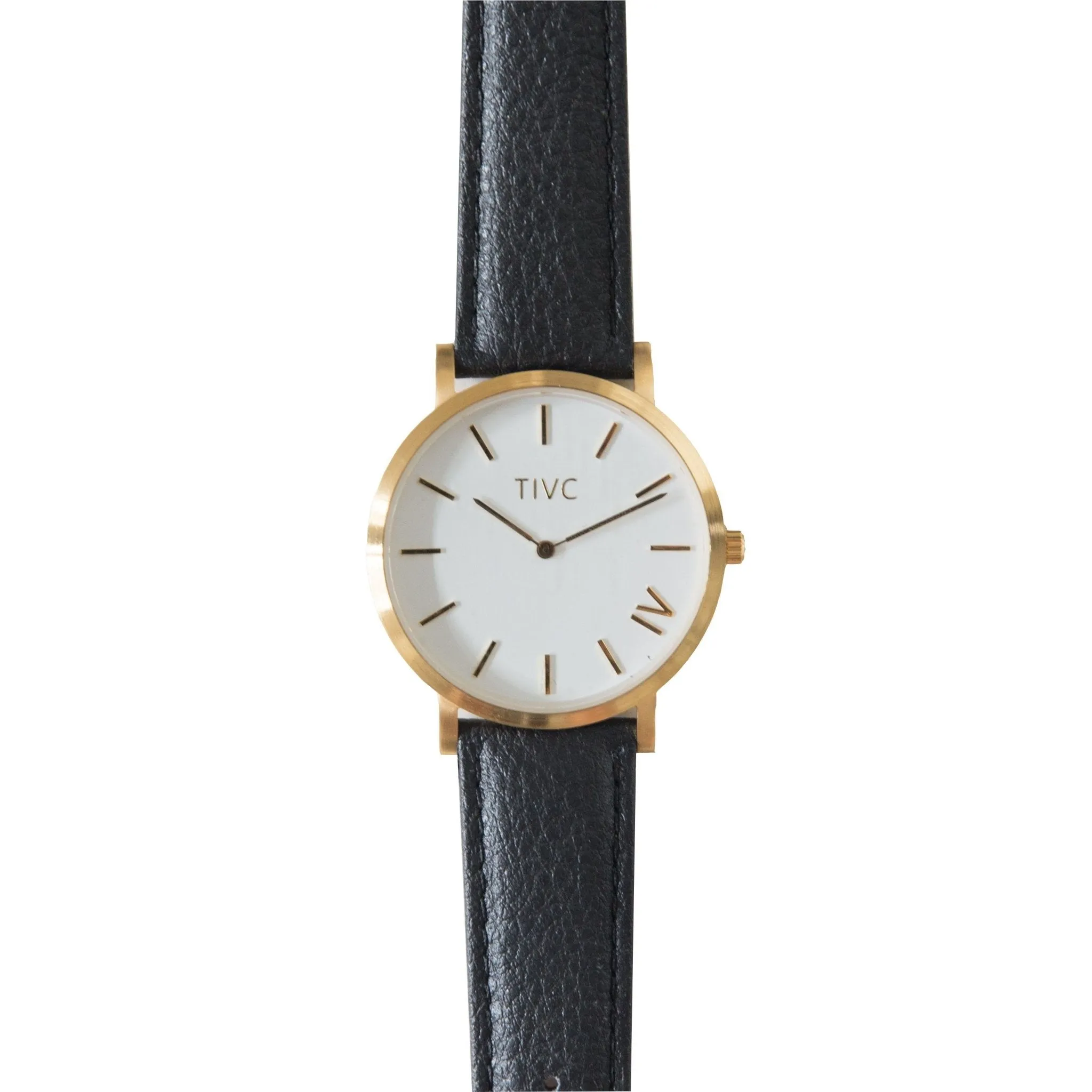 36mm Gold | Black Stitched Band