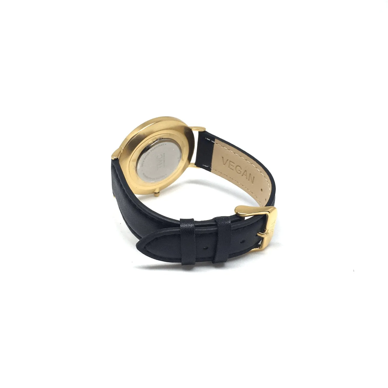 36mm Gold | Black Stitched Band