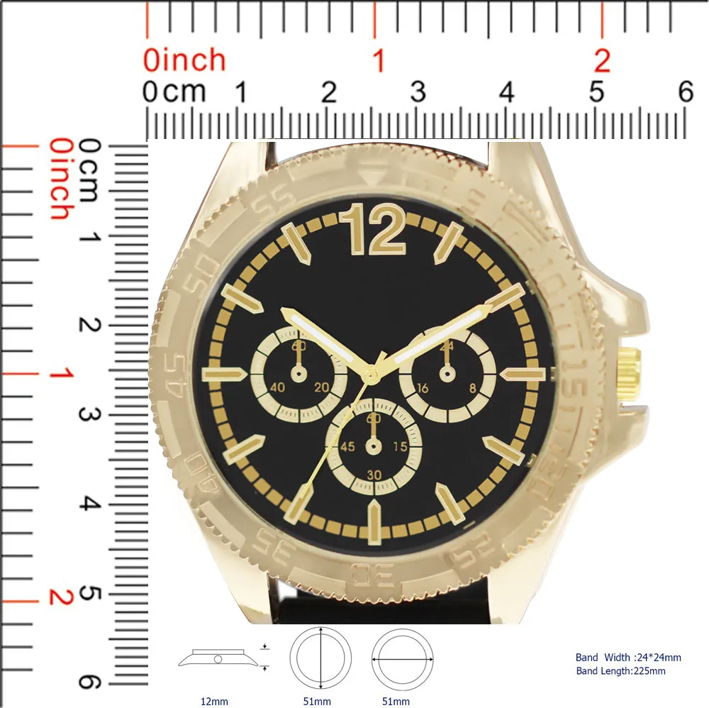 5385-B8-Gift Boxed Rubbber Strap Watch