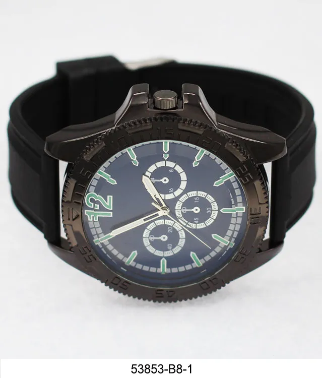 5385-B8-Gift Boxed Rubbber Strap Watch