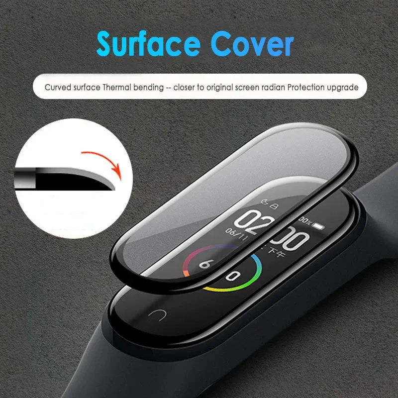 9D Full Screen Protector for Xiaomi Mi Band BUY 2 GET 4
