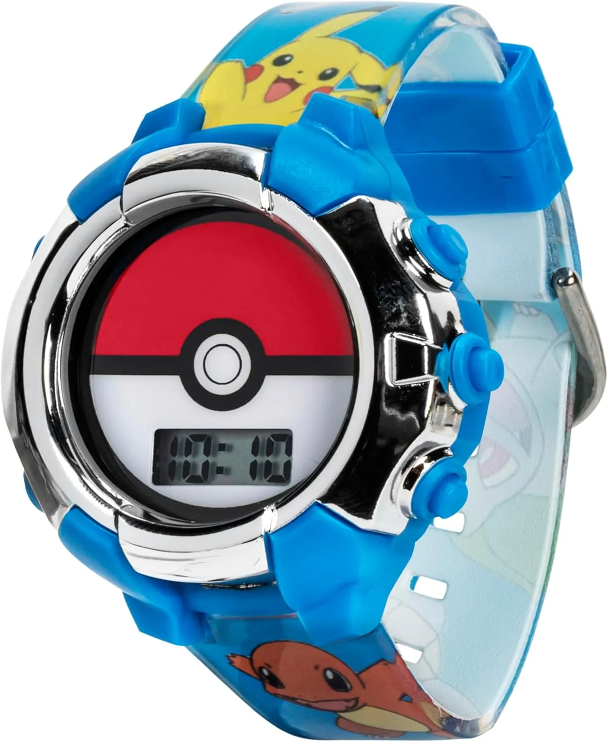 Accutime Kids Pokemon Digital LCD Quartz Watch for Boys, Girls, and Adults All Ages