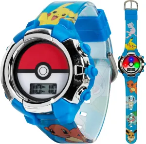 Accutime Kids Pokemon Digital LCD Quartz Watch for Boys, Girls, and Adults All Ages