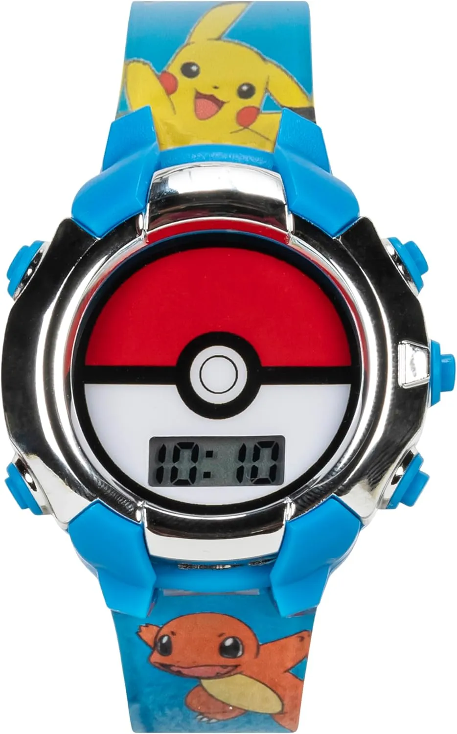 Accutime Kids Pokemon Digital LCD Quartz Watch for Boys, Girls, and Adults All Ages