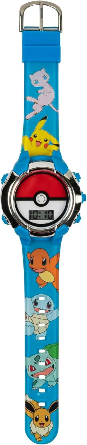 Accutime Kids Pokemon Digital LCD Quartz Watch for Boys, Girls, and Adults All Ages