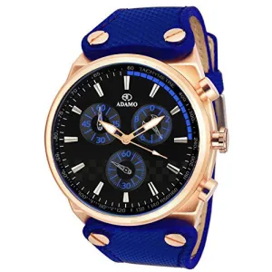 Adamo Analogue Black Dial Men's Watch A305KB02