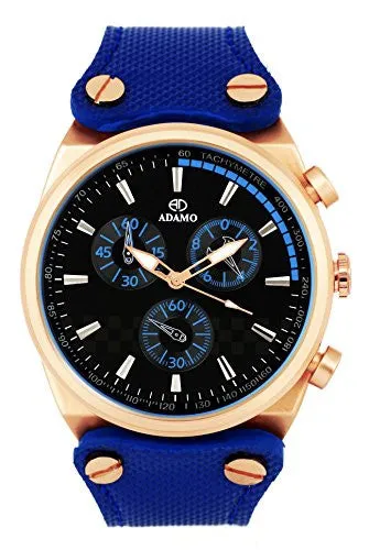 Adamo Analogue Black Dial Men's Watch A305KB02