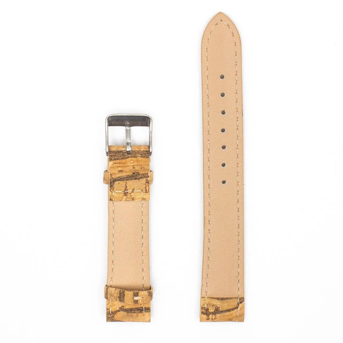 Add a Pop of Sustainable Flair: Striped Cork Watch Strap