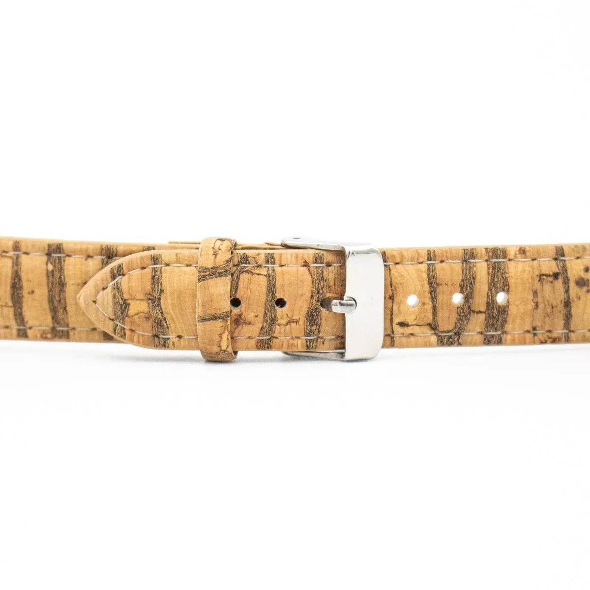 Add a Pop of Sustainable Flair: Striped Cork Watch Strap