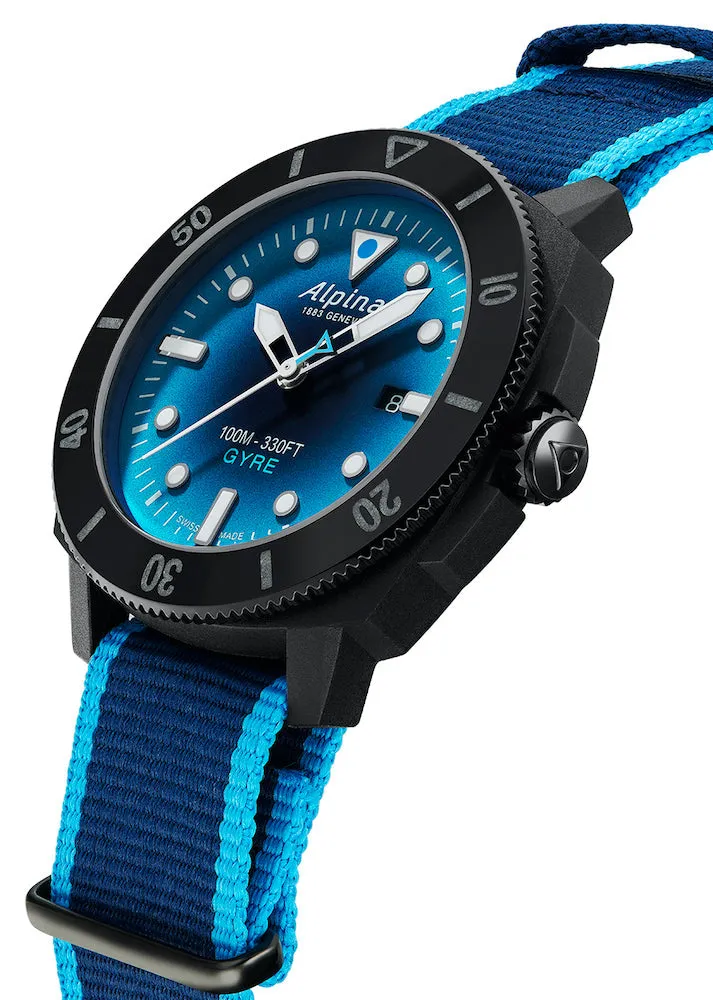 ALP Watch Seastrong Diver Gyre Smoked Blue Mens D