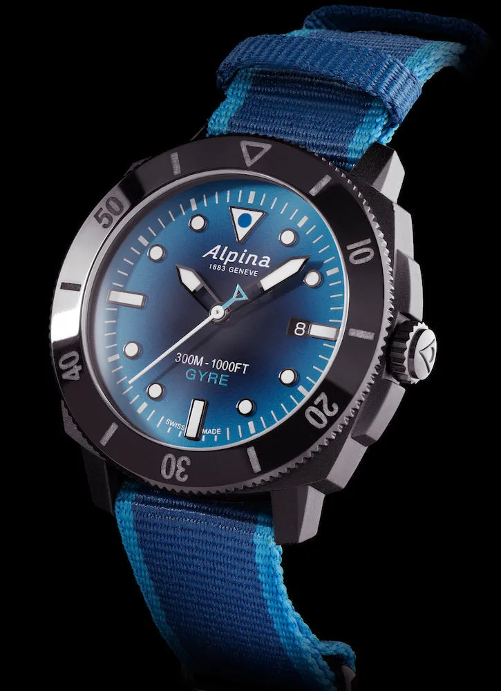 ALP Watch Seastrong Diver Gyre Smoked Blue Mens D