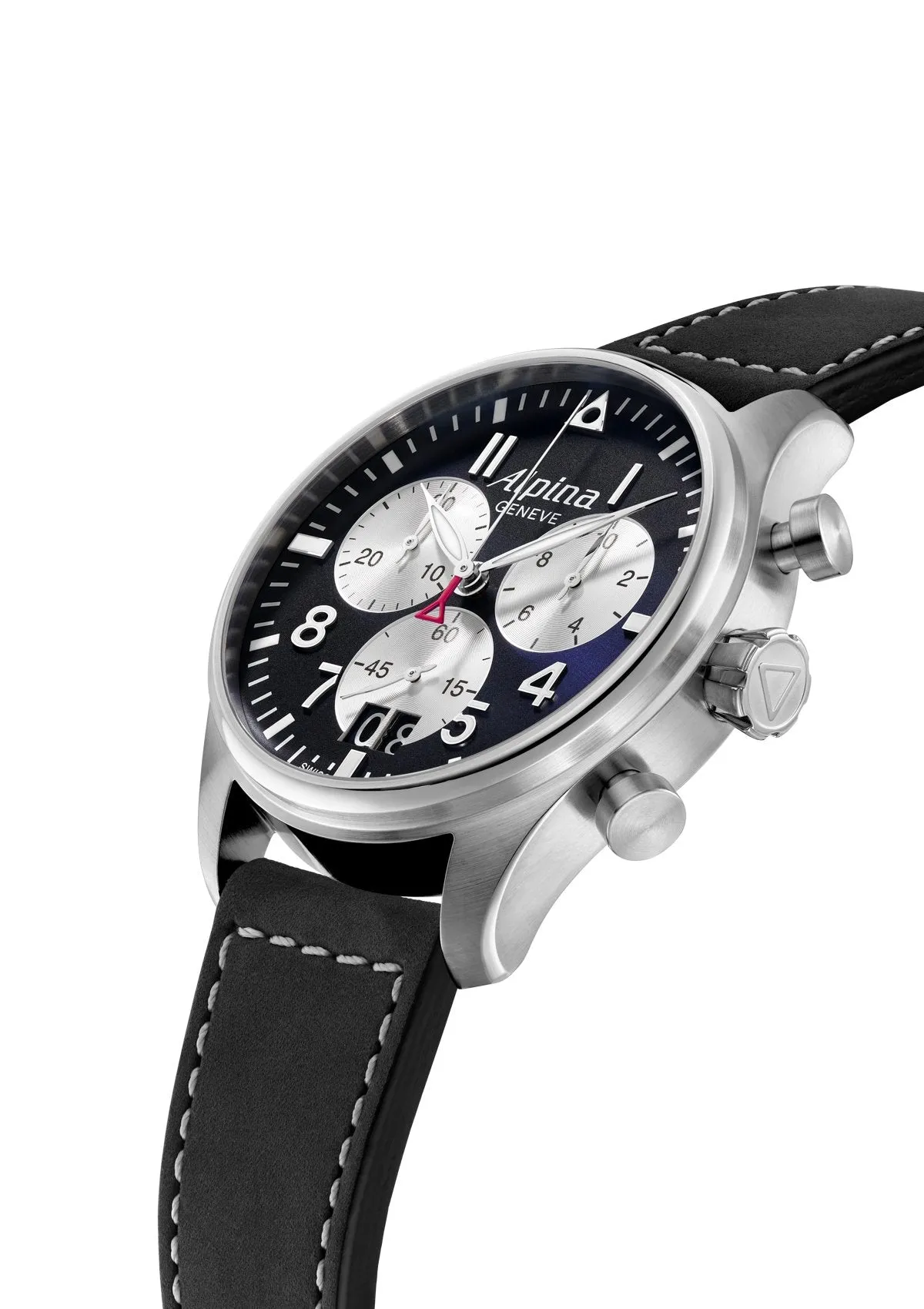 Alpina Watch Startimer Pilot Quartz Chronograph Big Date