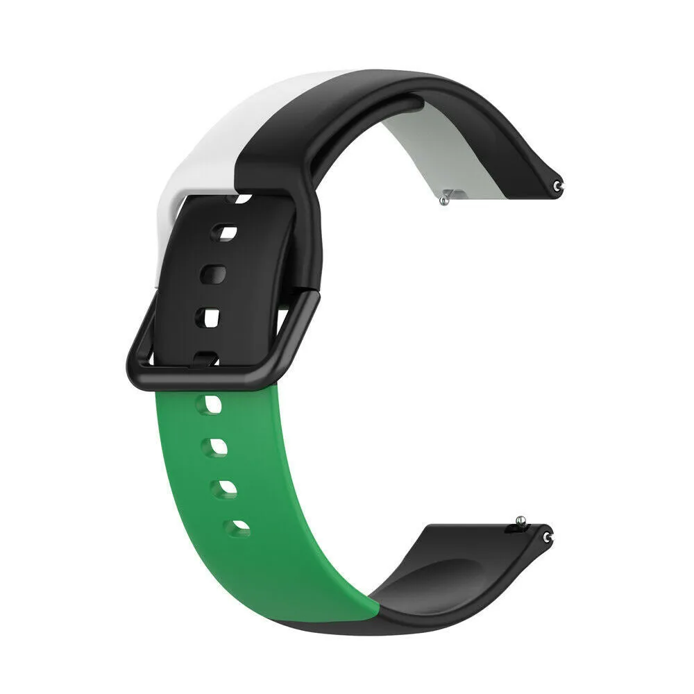Amazfit GTR 3 (Pro) Sport Strap (Black-White-Green)