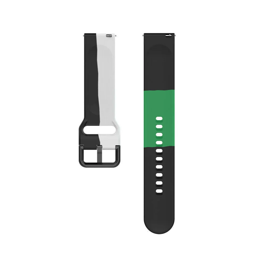 Amazfit GTR 3 (Pro) Sport Strap (Black-White-Green)