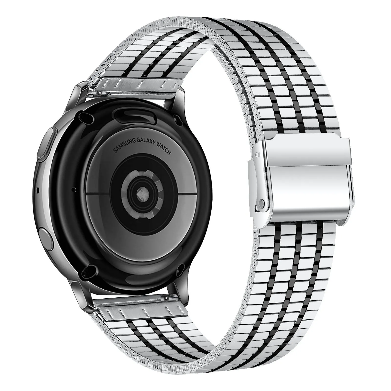 Amazfit GTS 2 Fine Steel Strap (Silver/Black)