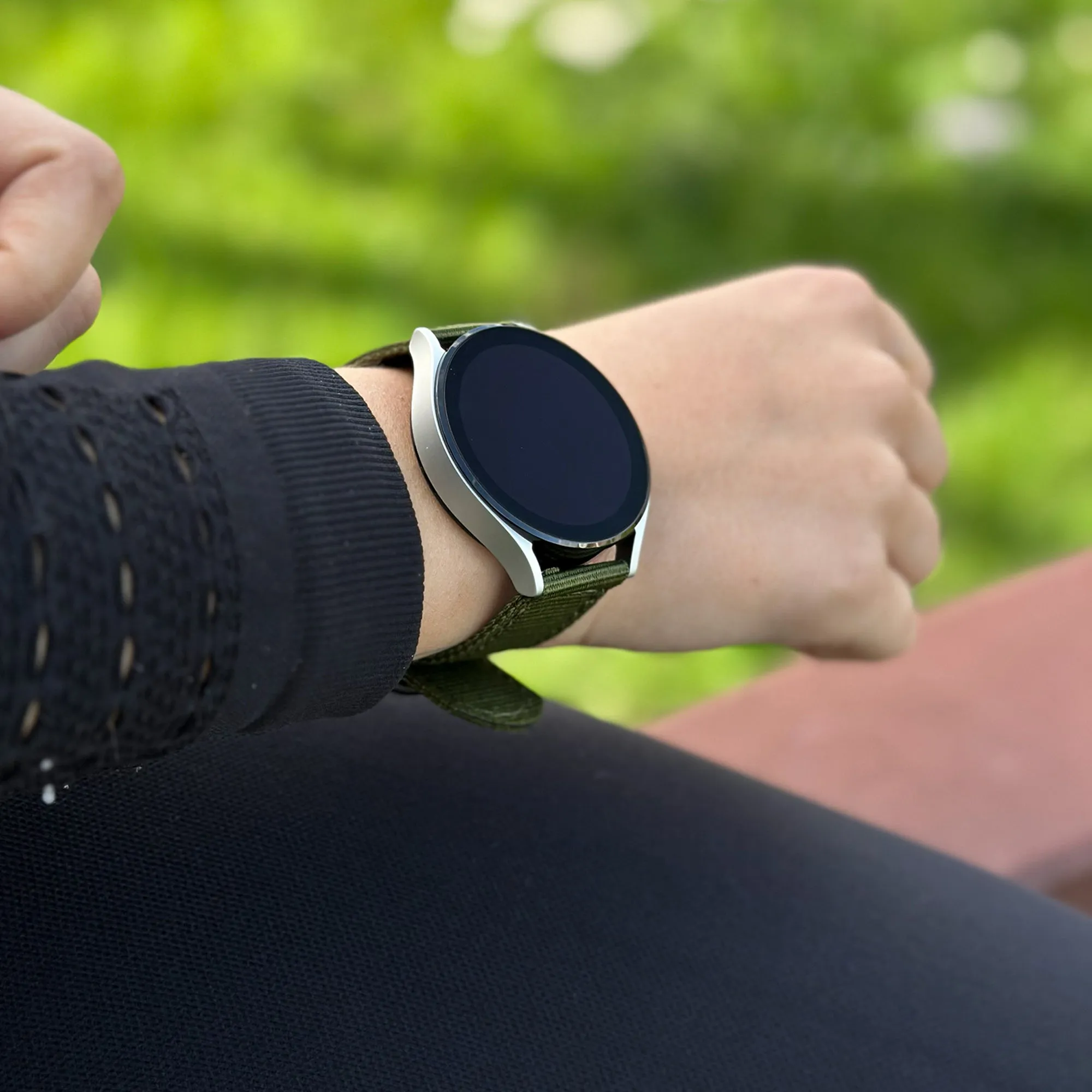 Amazfit GTS 2 Nylon Strap with Buckle (Green)