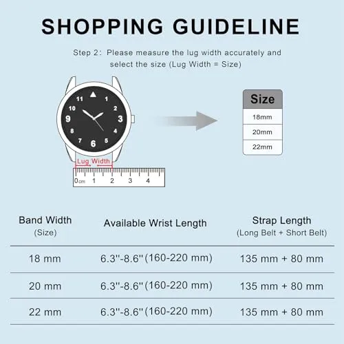Anbeer Silicone Watch Band for Men and Women,20mm Quick Release Replacement Watch Strap,Stainless Steel Buckle
