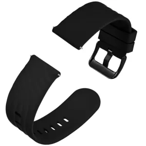 Anbeer Silicone Watch Band for Men and Women,20mm Quick Release Replacement Watch Strap,Stainless Steel Buckle