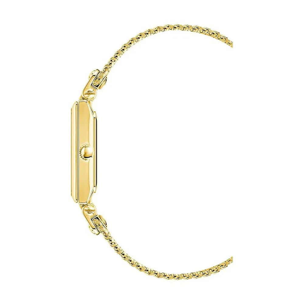 Anne Klein Analog Gold Dial Women's Watch-AK3882CHGB