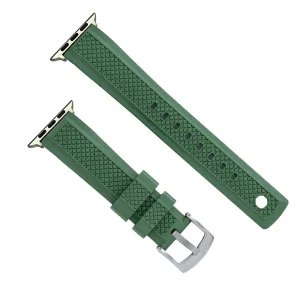 Apple Band - Crosshatch Rubber - Grenade Green