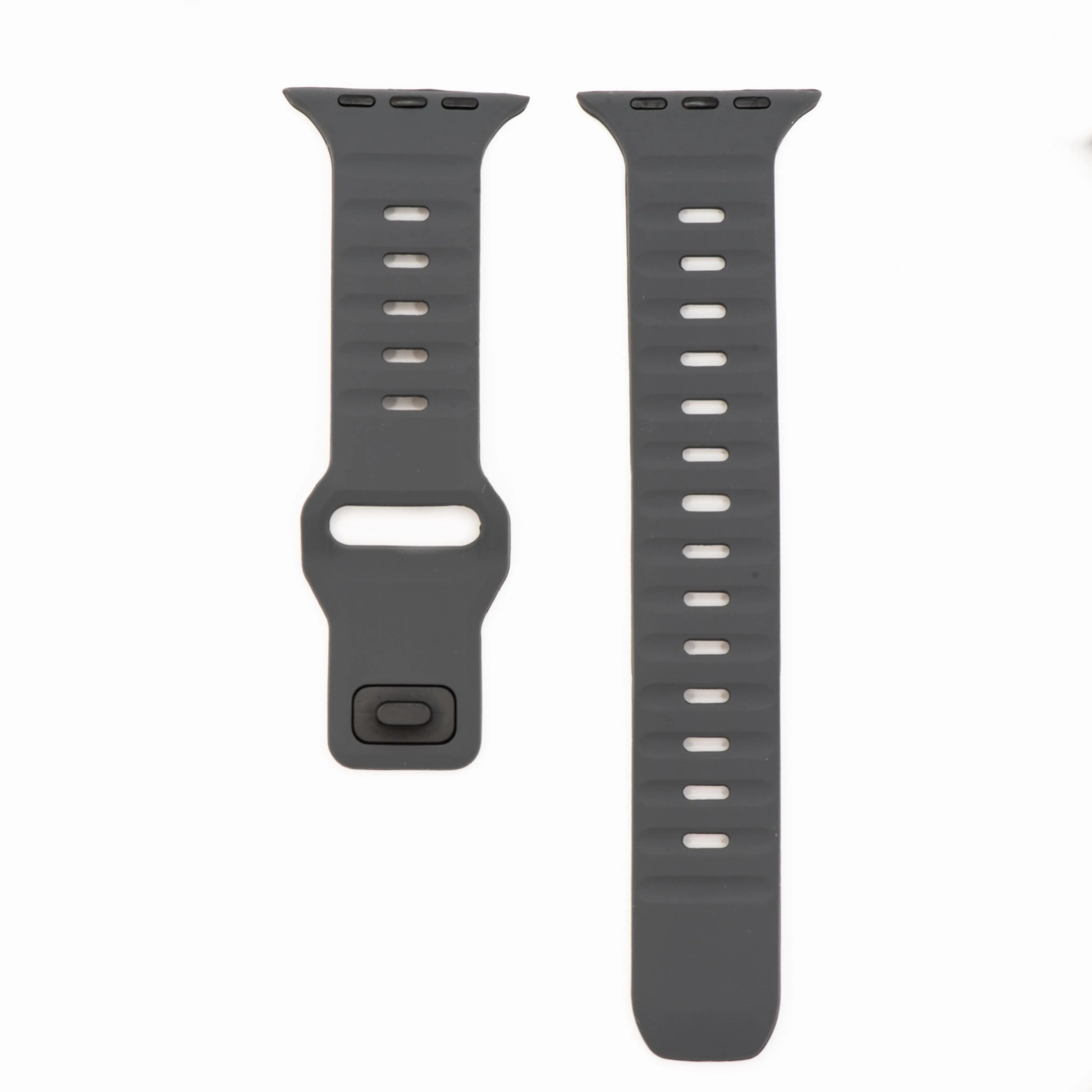 Apple Band - Silicone Groove - Gray