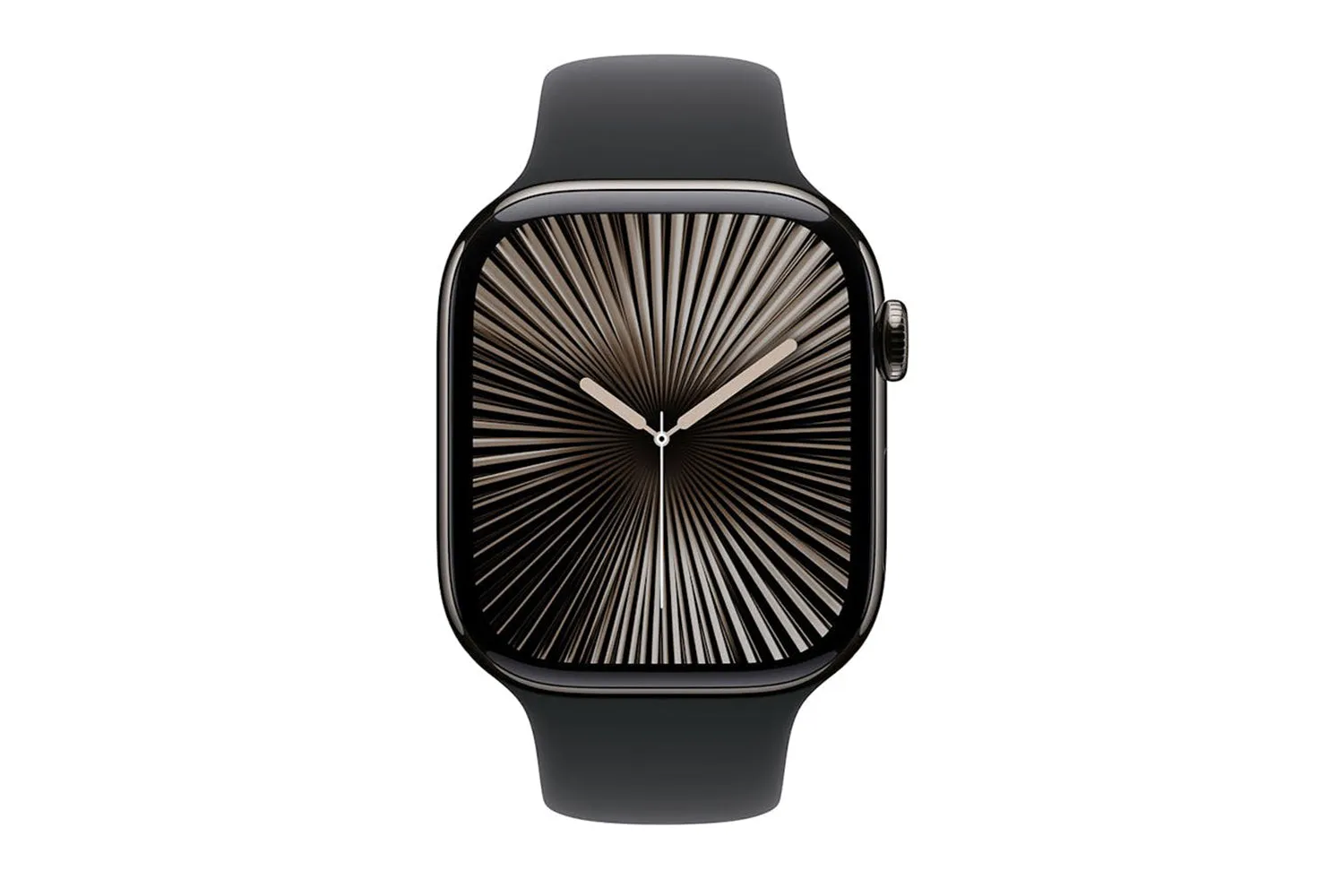 Apple Watch Series 10 GPS   Cellular | 46mm | Slate Titanium Case with Black Sport Band S/M