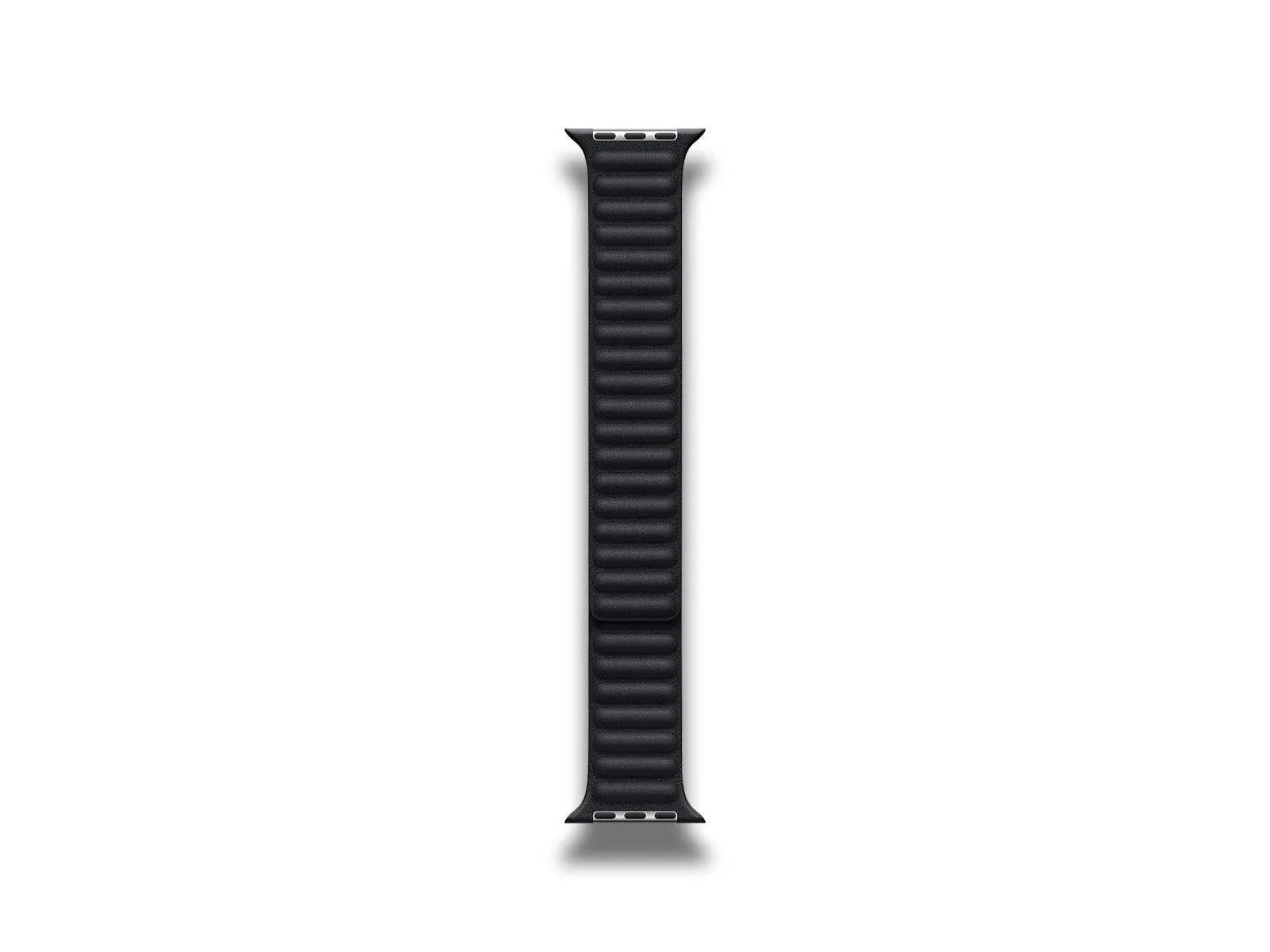 Apple Watch Strap 45mm Leather Link Midnight S/M