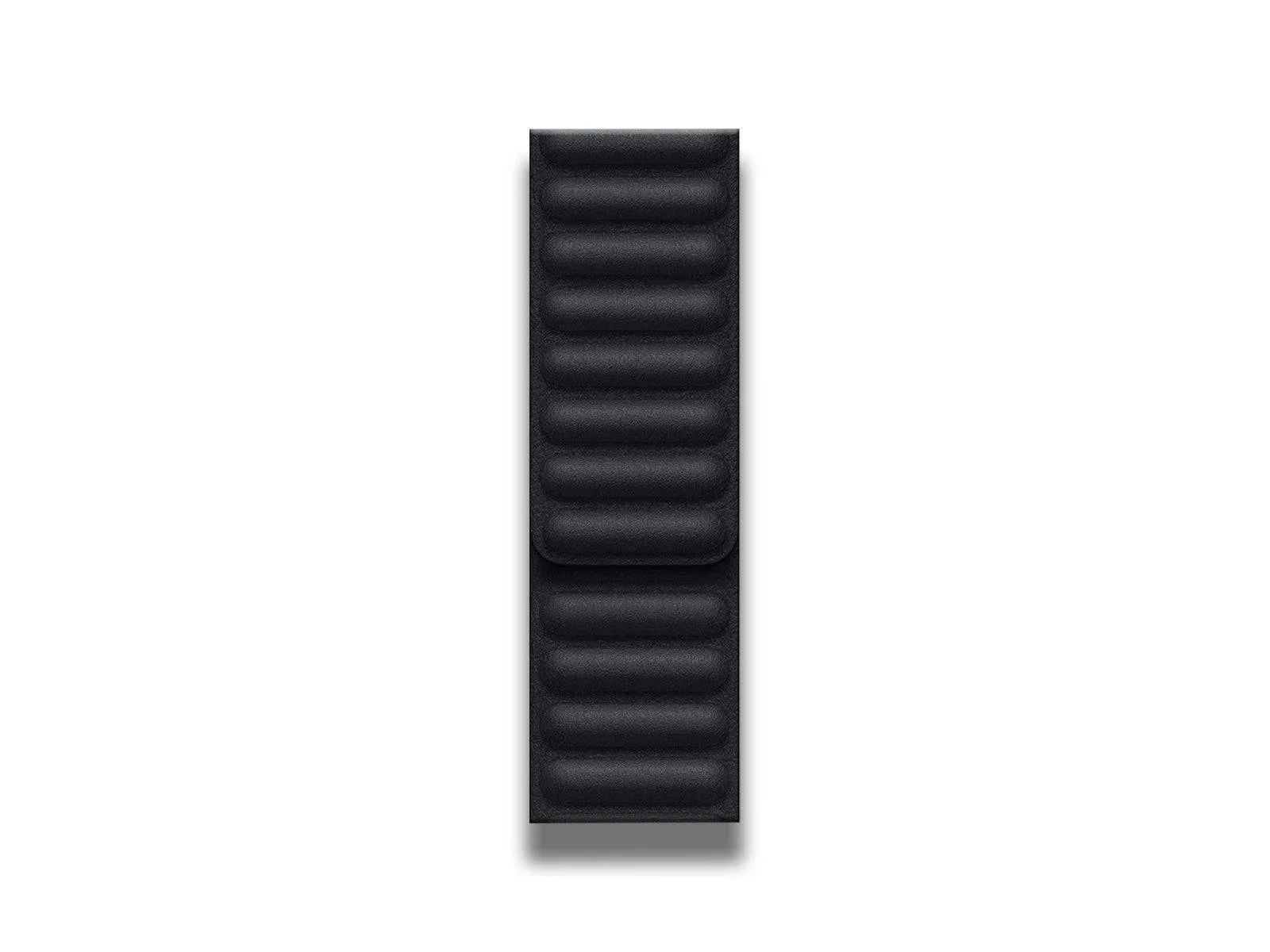 Apple Watch Strap 45mm Leather Link Midnight S/M