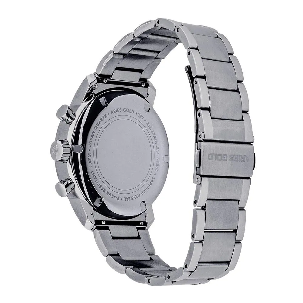 Aries Gold Urban Eternal Silver Stainless Steel G 1027 S-BU Watch