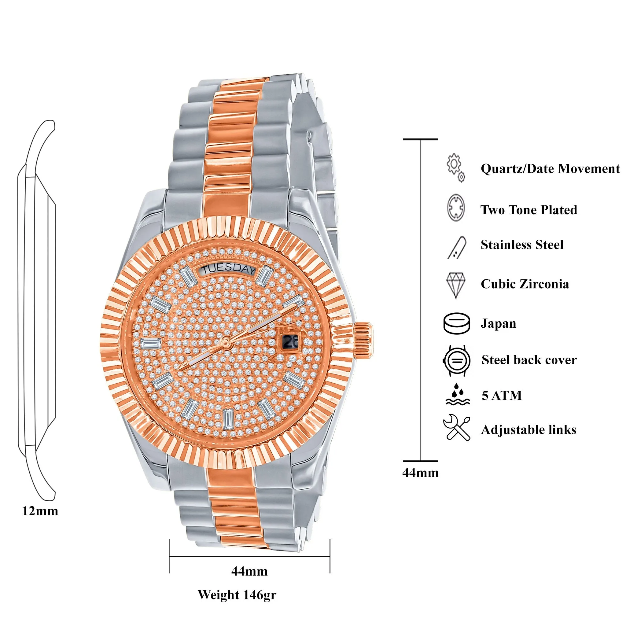 ARISTOCRATIC HIP HOP METAL WATCH | 5628518
