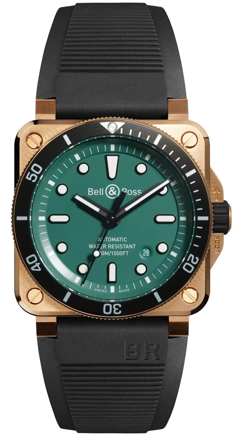 Bell & Ross BR 03 Diver Black Green Bronze Limited Edition