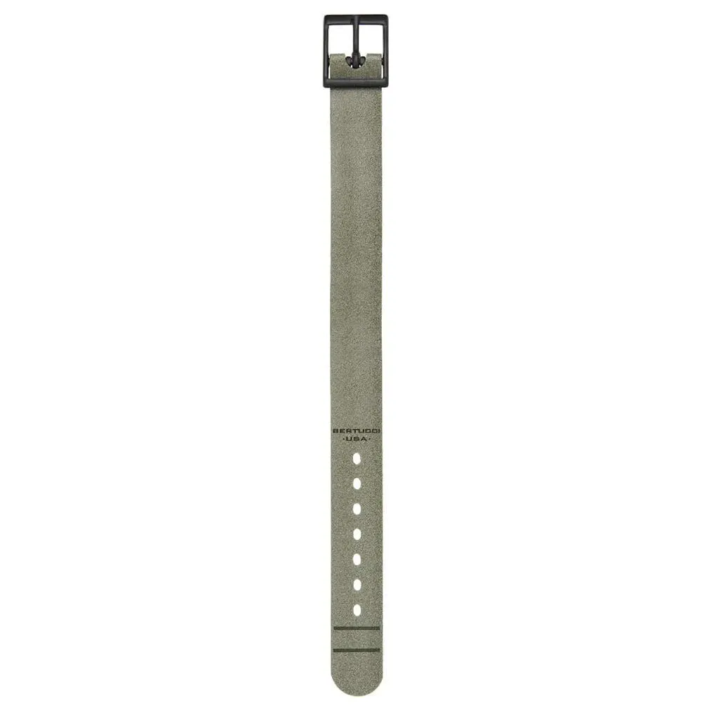 Bertucci DX3 Foliage Tridura Stainless Steel Green Watch Band - B-32
