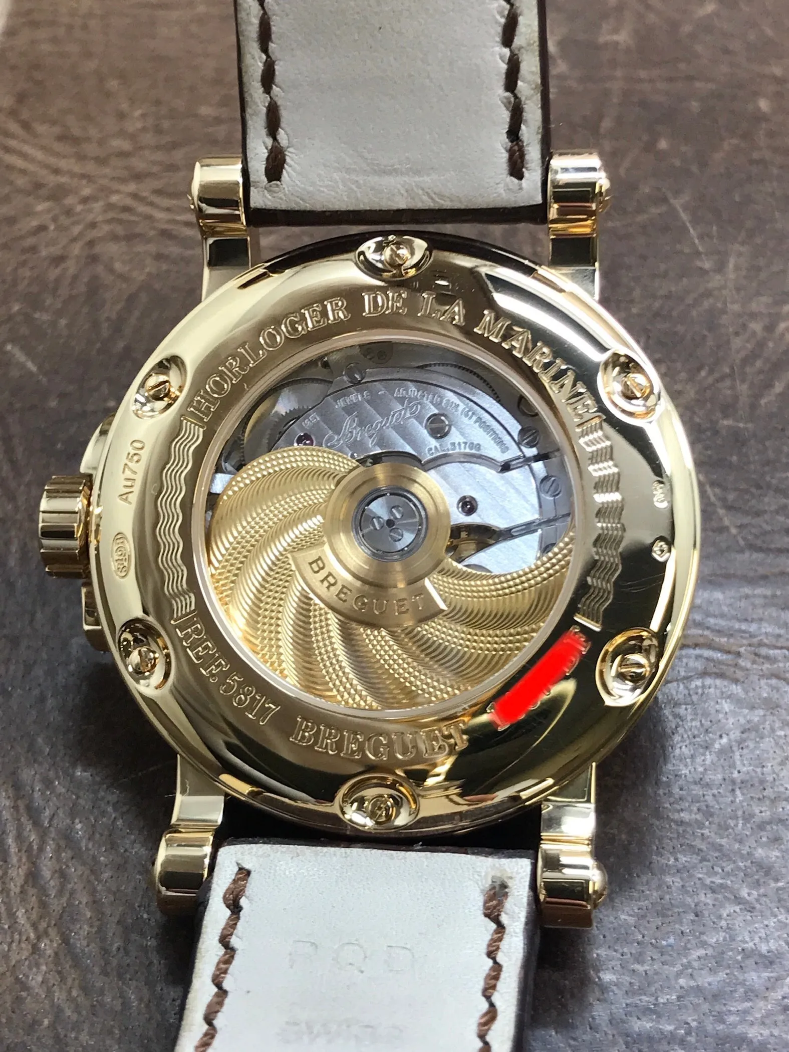Breguet Marine Big Date 5817BA Silver Dial Automatic Men's Watch