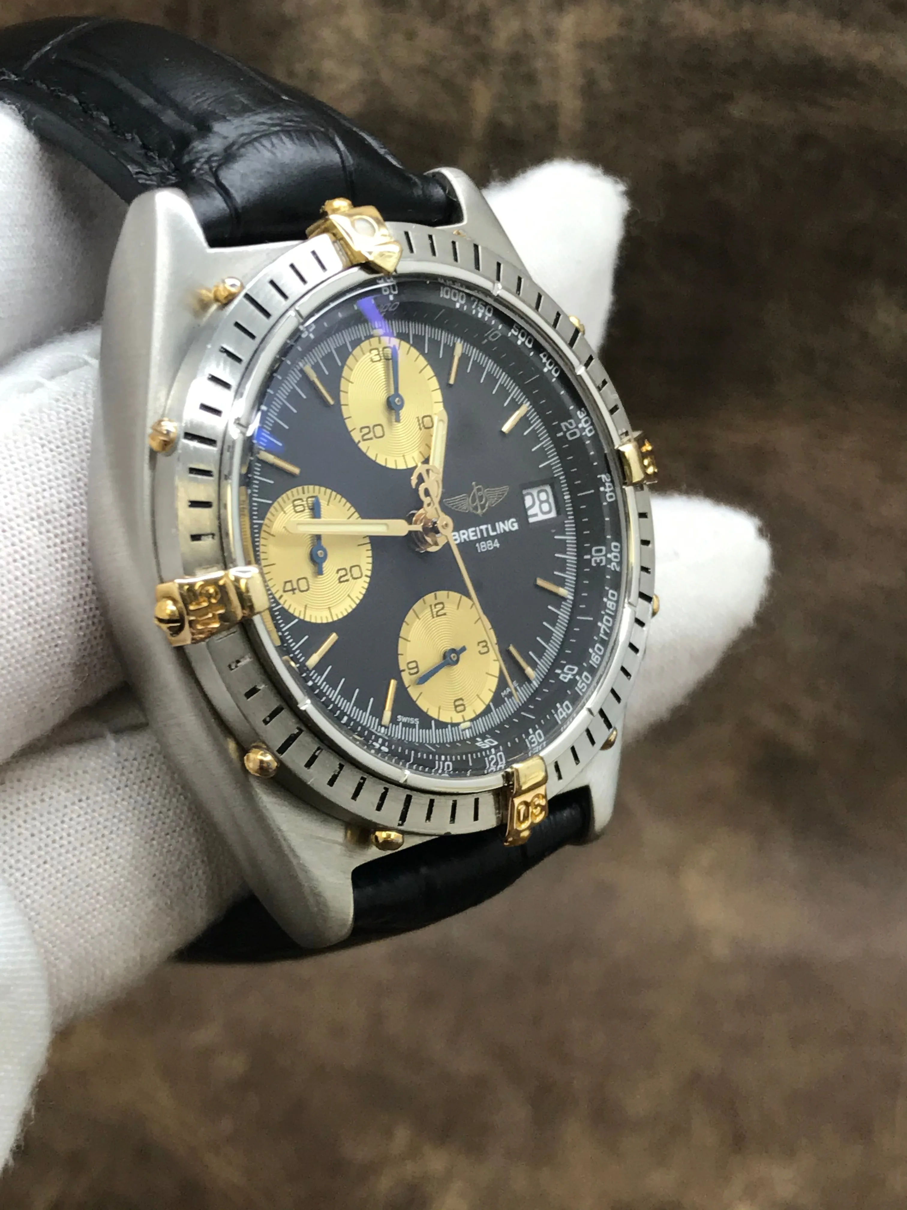 Breitling Chronomat B13047B Black Dial Automatic Men's Watch
