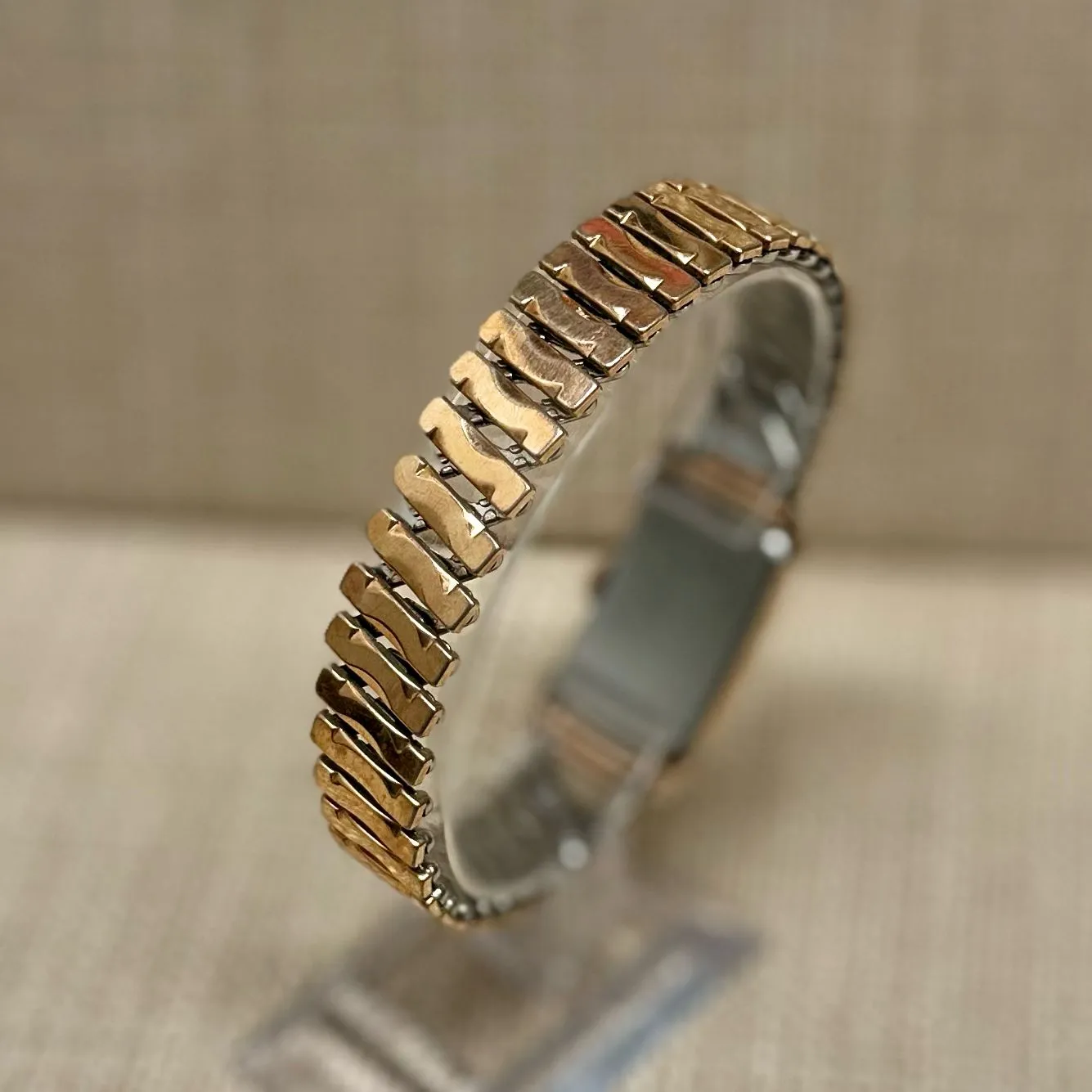 Bulova Vintage Circa 1940s Rose Gold Plated Unique Ladies Watch- $6K APR w/ COA!