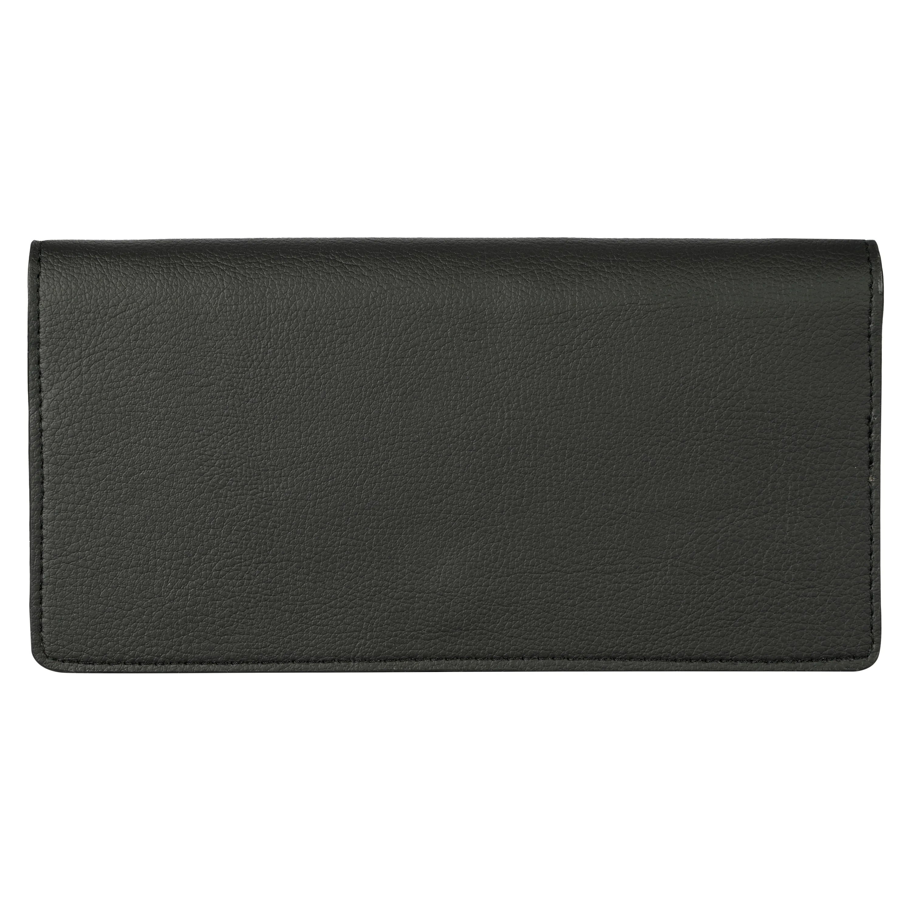 Cactus Leather Slim Wallet for Women - Black