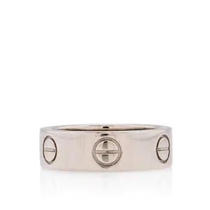 Cartier 18k White Gold Love Ring - Size 4 1/2 (SHF-21162)