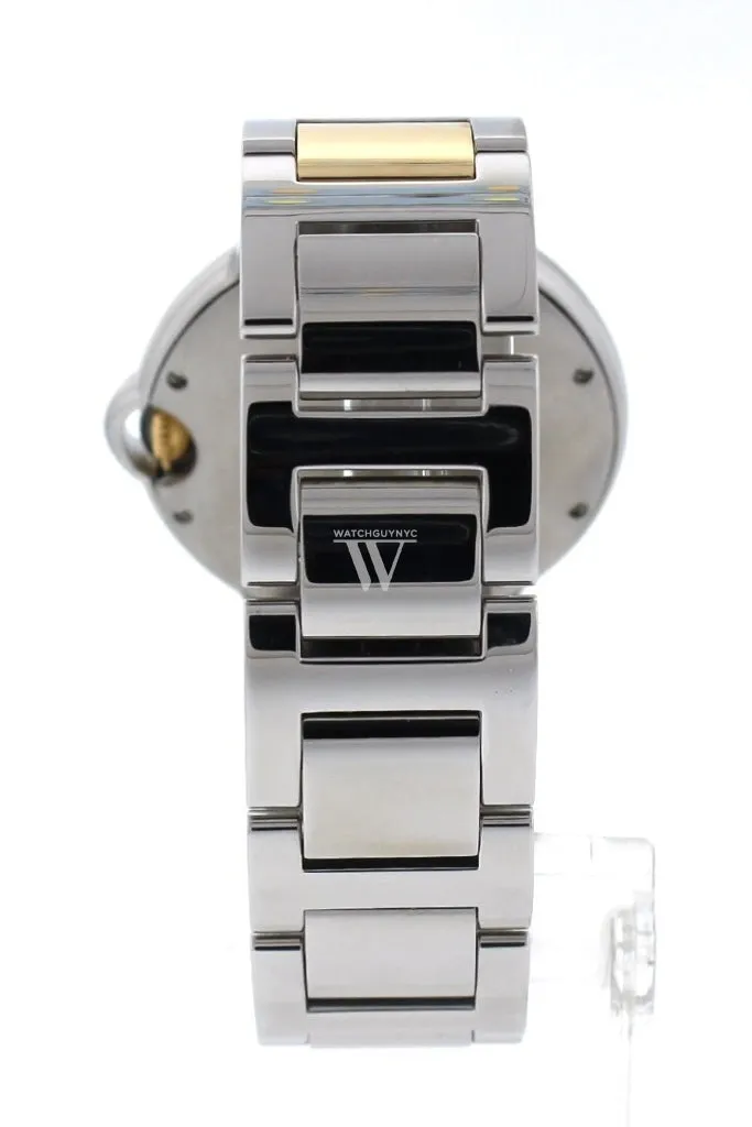 Cartier Ballon Bleu 36mm Steel Yellow Gold Ladies Watch W69008Z3 Pre-Owend