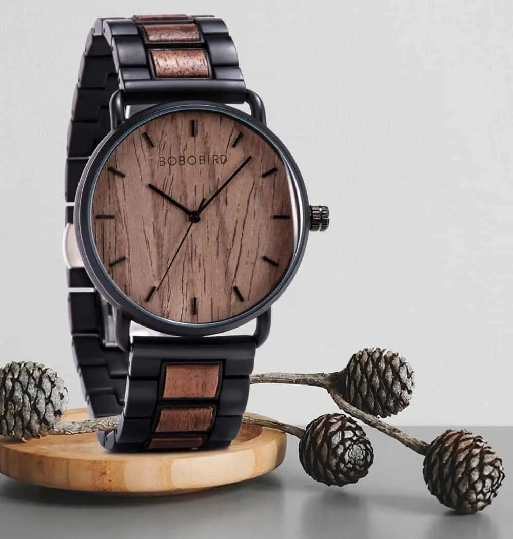 Casual Walnut Wood Watch
