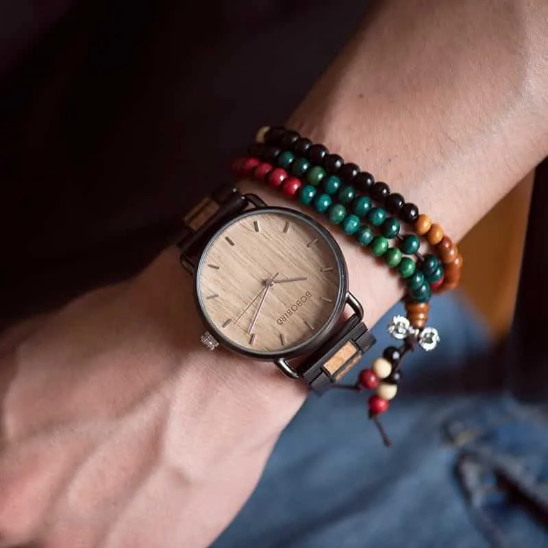 Casual Walnut Wood Watch
