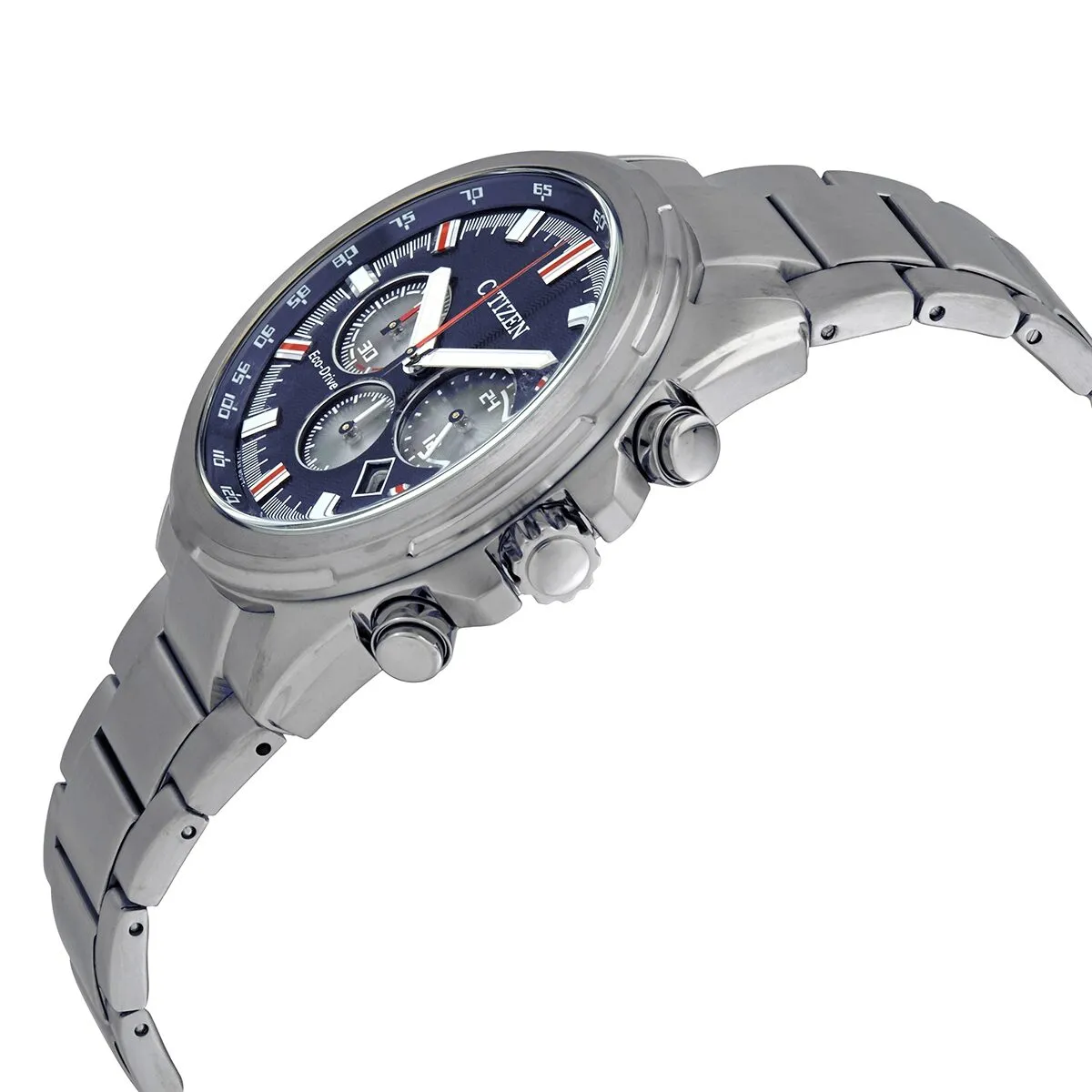 Citizen Blue Dial Men's Chronograph Eco-Drive Watch CA4220-55L