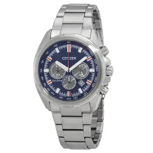 Citizen Blue Dial Men's Chronograph Eco-Drive Watch CA4220-55L