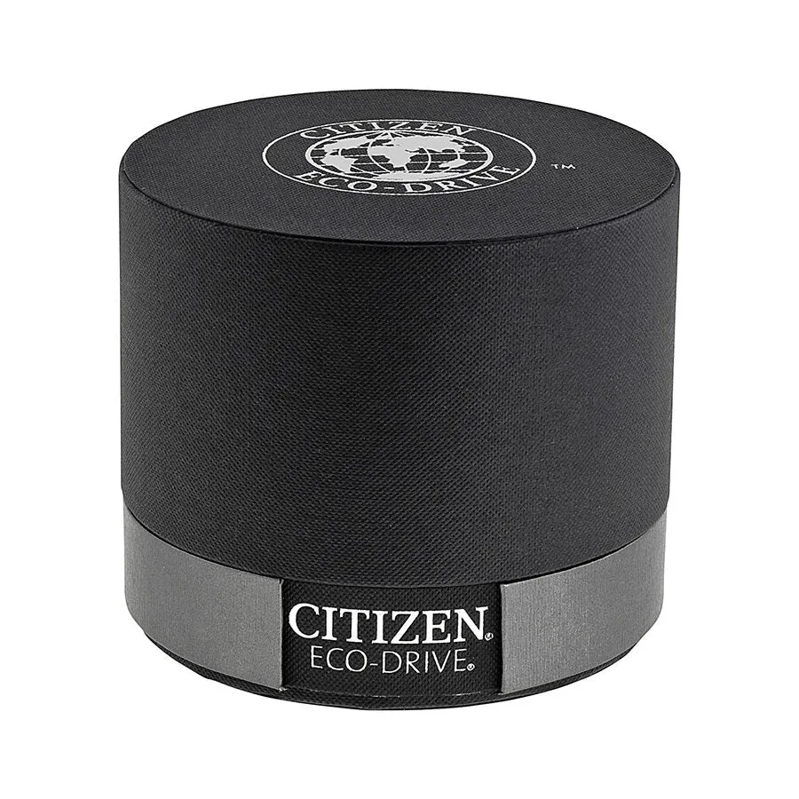 Citizen Eco Drive Black Dial Chronograph Black Rubber Men's Watch CA0427-08E