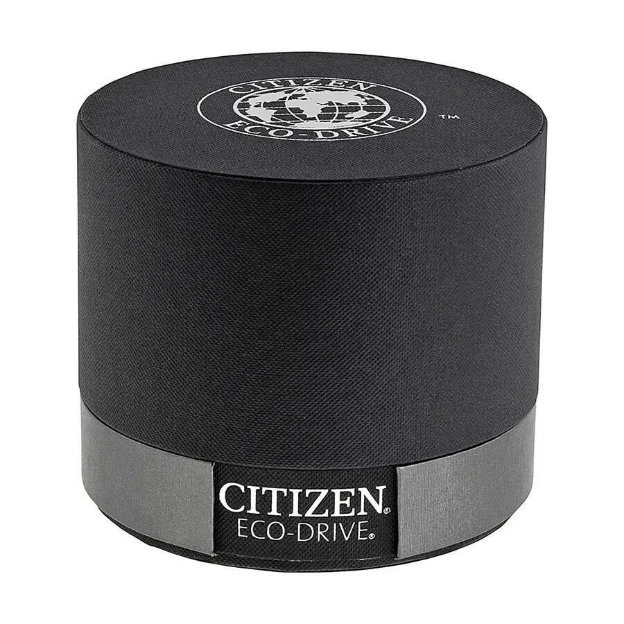 Citizen Eco Drive Black Dial Leather Men's Watch AW1135-01E